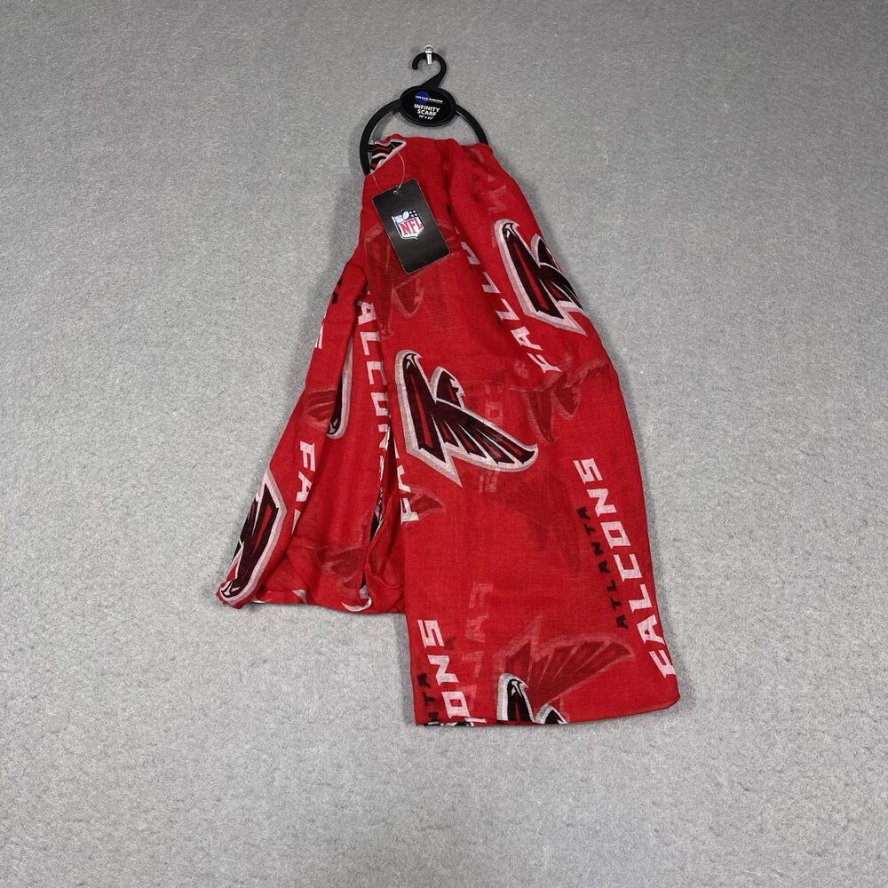 Atlanta Falcons Scarf Womens NFL Licensed Official Fashion Sheer Infinity Scarf